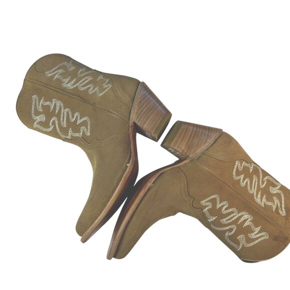 NEW Corral Embroidered Western Heeled Boot Camel Pointed Toe 8.5M MINOR FLAWS - Picture 12 of 14